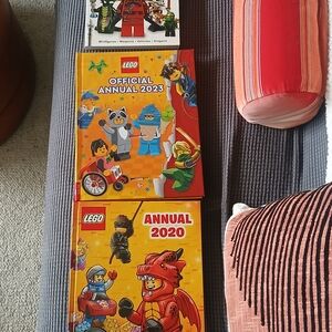LEGO Official Annual 2020 2023 & Lego Ninjago Character Encyclopedia Books